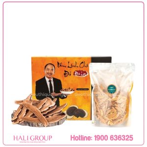 Nấm Linh Chi Đà Lạt Thái Lát Kim Cương Vàng 250g