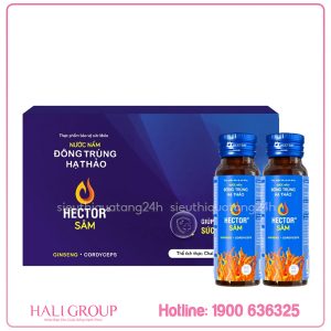 nước đông trùng hạ thảo hector sâm