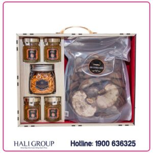 Set Quà Tặng Tết Tranh Đông Hồ Kim Cương Vàng